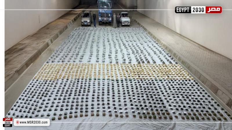 المخدرات المضبوطه 