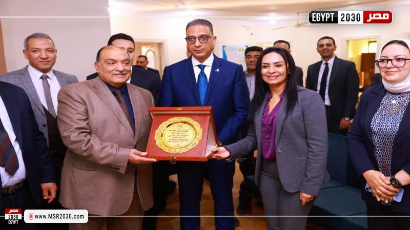 زيارة الدكتورة مايا مرسي وزيرة التضامن الاجتماعي لـ دار أبو بكر الصديق للمسنين بالحادقة