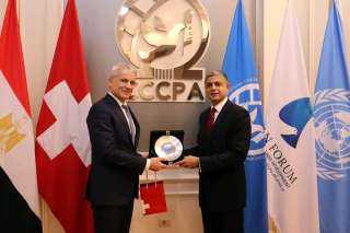 وزير العدل والشرطة السويسري يزور مركز القاهرة الدولي... وزير العدل والشرطة السويسري يزور مركز القاهرة الدولي لتسوية النزاعات وحفظ وبناء السلام