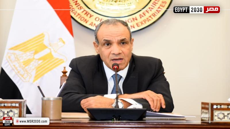 وزير الخارجية يستقبل الدارسين الأجانب