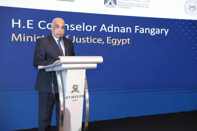 وزير العدل يشهد إطلاق فعالية الابتكار في العدالة في مصر لتعزيز التحول الرقمي بالمنظومة القضائية