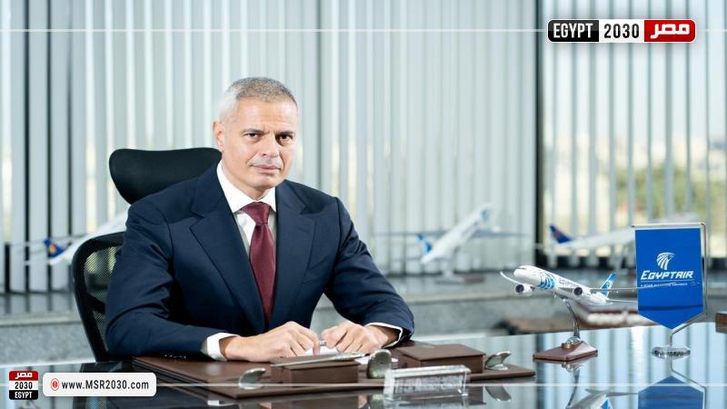 الطيار أحمد عادل، رئيس مجلس إدارة الشركة القابضة لمصر للطيران