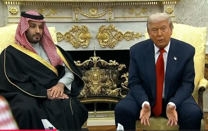 ترامب و ولي العهد السعودي الأمير محمد بن سلمان 