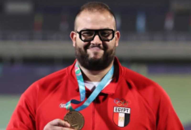 محمد مجدي حمزة يمنح مصر الذهب في دفع الجلة بدورة التضامن الإسلامي