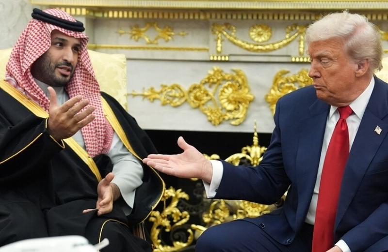 ترامب وولي العهد السعودية 