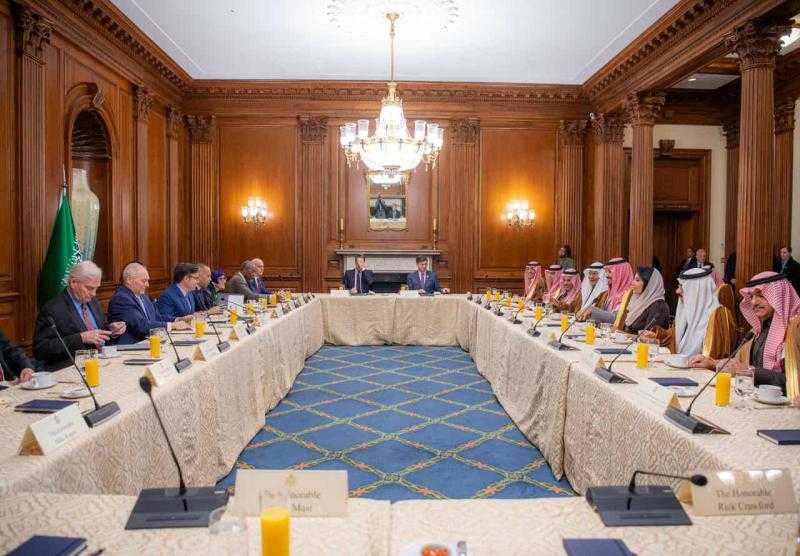 محمد بن سلمان يعقد اجتماعات موسعة مع قيادات مجلس النواب الأمريكي