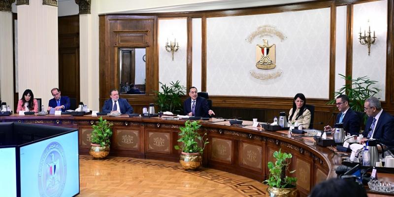 الدكتور مصطفى مدبولي، رئيس مجلس الوزراء خلال الاجتماع