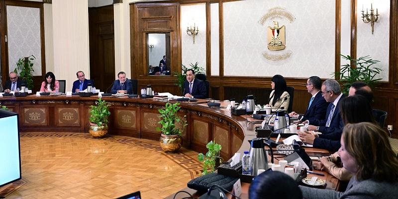 الدكتور مصطفى مدبولي، رئيس مجلس الوزراء خلال الاجتماع