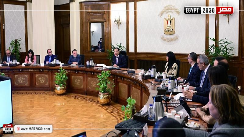 الدكتور مصطفى مدبولي، رئيس مجلس الوزراء خلال الاجتماع