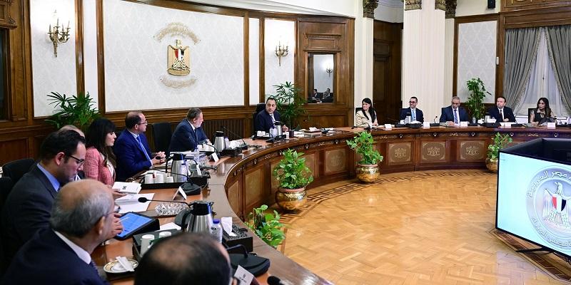 الدكتور مصطفى مدبولي رئيس مجلس الوزراء خلال الاجتماع