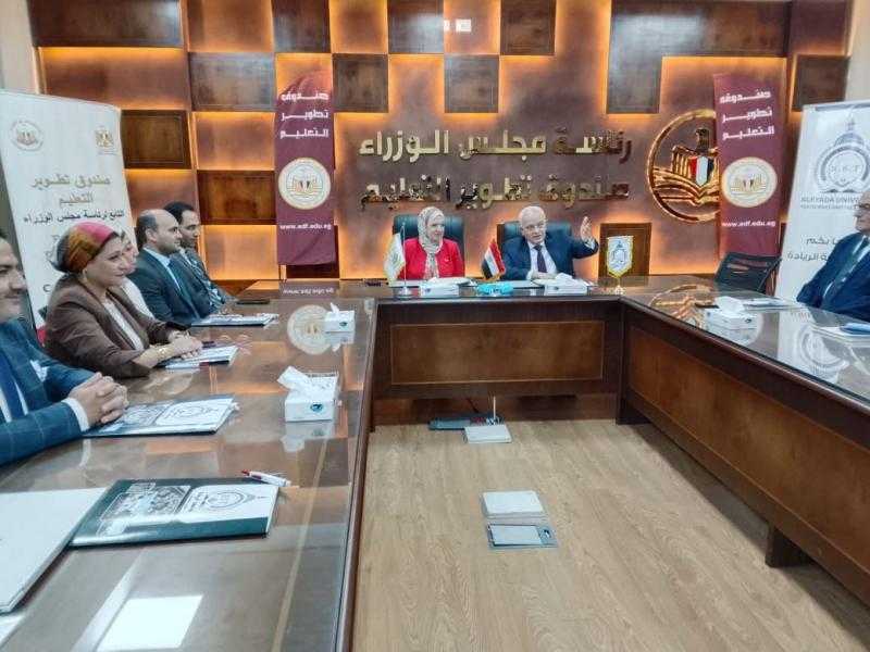 شراكة بين «تطوير التعليم بالوزراء» وجامعة الريادة لاعتماد معامل اللغات وتنفيذ برامج سيسكو