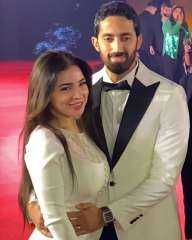 بإطلالة بيضاء..مى عز الدين وزوجها أحمد تيمور فى... بإطلالة بيضاء..مى عز الدين وزوجها أحمد تيمور فى أول ظهور رسمى