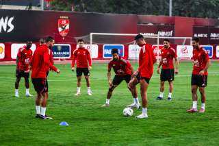 كواليس مران الأهلي الختامي قبل مواجهة شبيبة القبائل بدوري أبطال إفريقيا