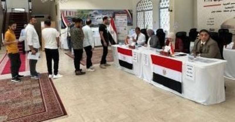 إقبال المصريين في الخارج على التصويت بانتخابات مجلس النواب