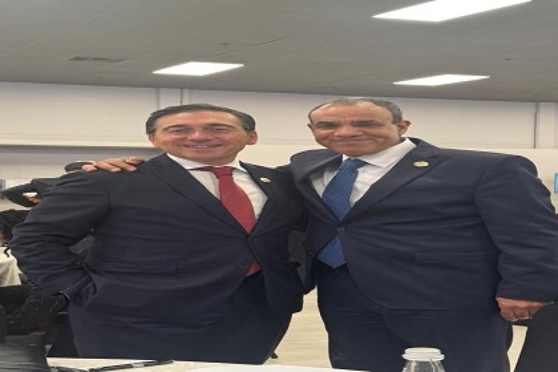 وزير الخارجية ونظيره الإسباني