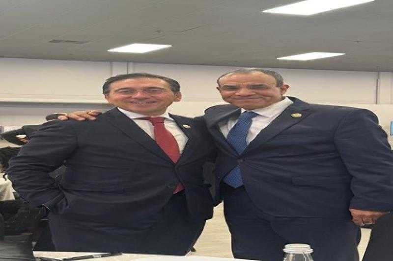 وزير الخارجية يلتقى مع نظيره الإسبانى على هامش أعمال قمة مجموعة العشرين