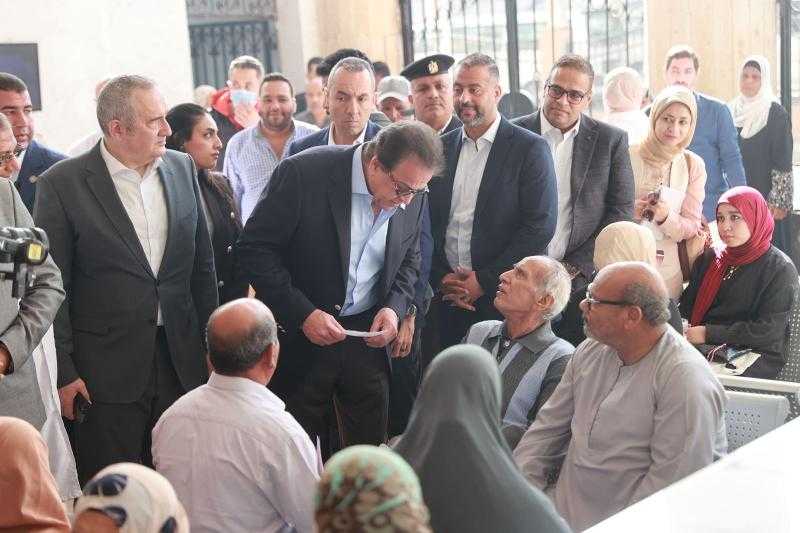 وزير الصحة يفتتح تطوير أقسام الطوارئ بمستشفى المطرية التعليمي والمعهد القومي للكلى والمسالك