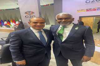 وزير الخارجية يلتقي نظيره النيجيري على هامش اجتماعات مجموعة العشرين