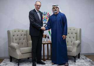ولي عهد أبوظبي يبحث مسارات التعاون الثنائي مع المستشار الألماني على هامش قمة مجموعة العشرين