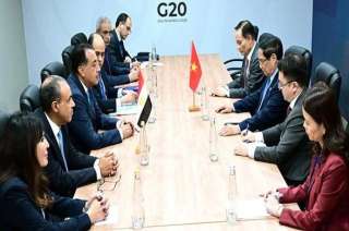 على هامش مشاركته في قمة مجموعة العشرين.. رئيس الوزراء يلتقي نظيره الفيتنامي