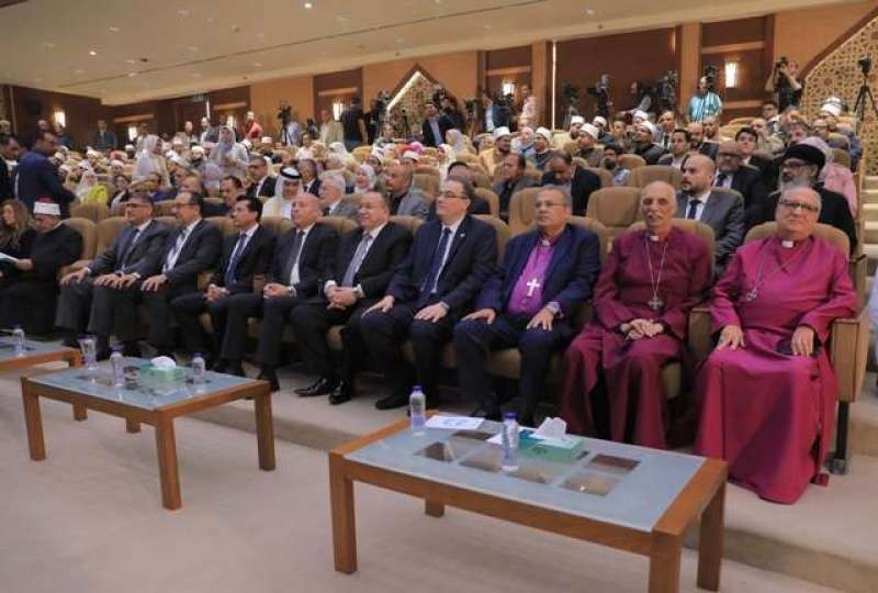الدكتور القس أندريه زكي، رئيس الطائفة الإنجيلية خلال الاحتفال