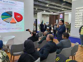 جلسة متخصصة بجناح الشركة القابضة للمياه تناقش اقتصاديات مشروعات التحلية وإدارة التكاليف