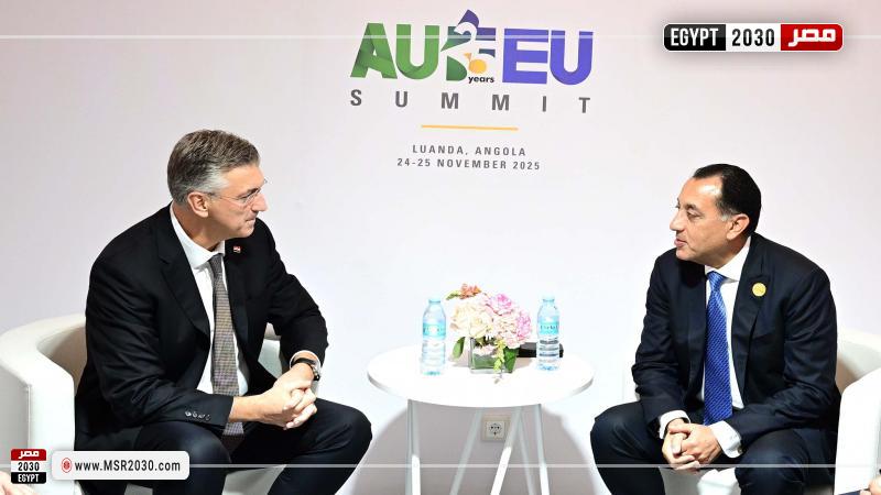 رئيس الوزراء ونظيره الكراوتي