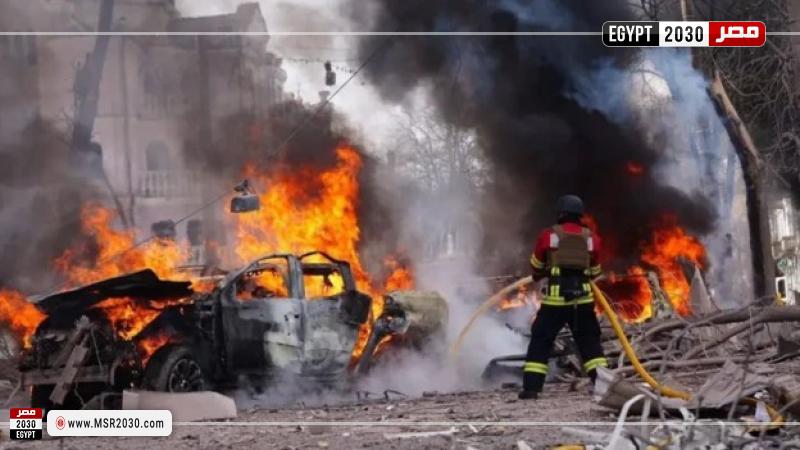 آثار الهجوم الروسي على أوكرانيا