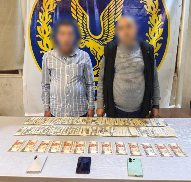 ضبط شخصين بحوزتهما أموال قبل توزيعها علي الناخبين بمنطقة السلام