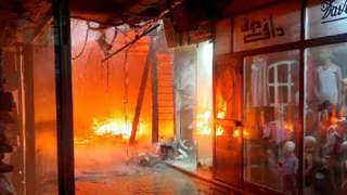 حريق في محل أجهزة كهربائية بمركز ديروط في... حريق في محل أجهزة كهربائية بمركز ديروط في أسيوط