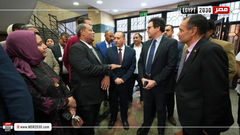 هنو و أبو النصر يتفقدان قصر ثقافة أسيوط