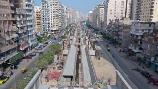تقدم أعمال البنية الأساسية لمسار المرحلة الأولى من مترو الإسكندرية الجديد