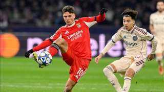 بنفيكا يسجل أول انتصار له في دوري أبطال أوروبا بتغلبه على أياكس