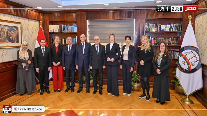 النائب العام يستقبل الممثلة الخاصة للاتحاد الأوروبي