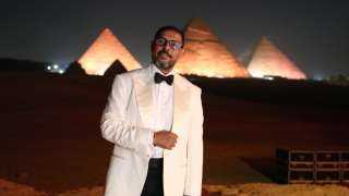 مايسترو هاني فرحات يقود الأوركسترا الملكي البريطاني في حفل استثنائي تحت أهرامات الجيزة