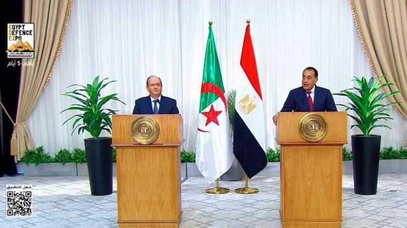 رئيس الوزراء: توجيهات من القيادة السياسية في مصر والجزائر لرفع حجم التبادل التجاري إلى 5 مليارات دولار خلال السنوات المقبلة
