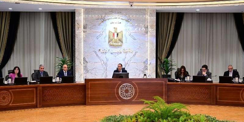 الدكتور مصطفى مدبولي رئيس مجلس الوزراء خلال الاجتماع