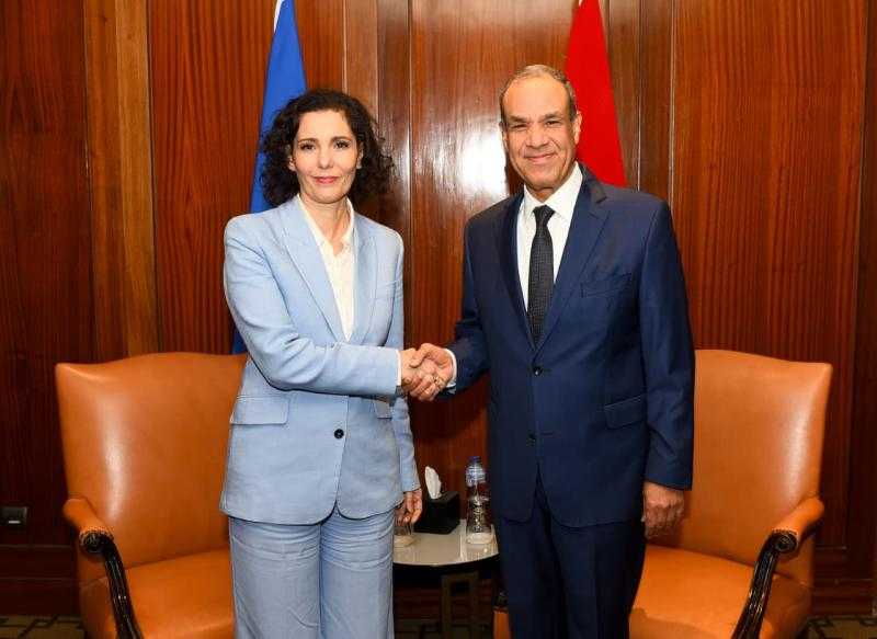 وزير الخارجية يلتقى مع مفوضة الاتحاد الأوروبي لإدارة الأزمات