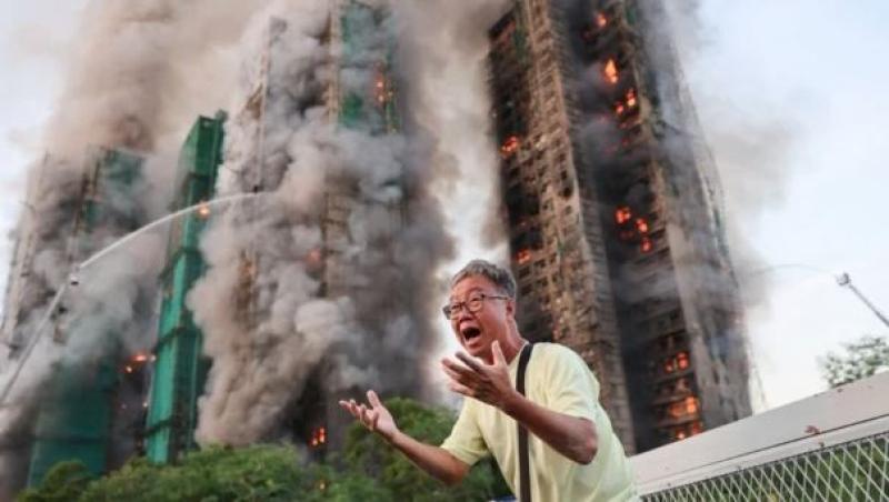 ارتفاع ضحايا حريق ضخم في هونج كونج إلى 55 قتيلاً وإصابة 123 آخرين