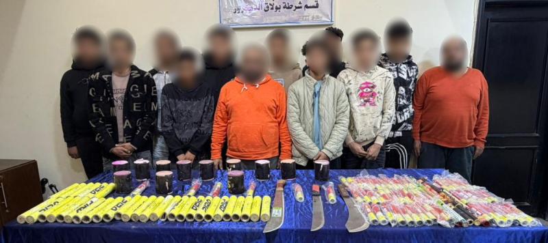 ضبط طرفي مشاجرة بالجيزة عقب تداول مقطع فيديو لإطلاق ألعاب نارية