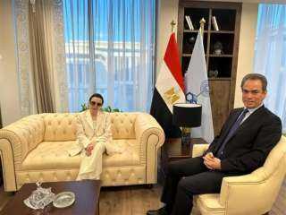 نجاة الصغيرة تزور دار الأوبرا في مدينة الثقافة والفنون بالعاصمة الجديدة