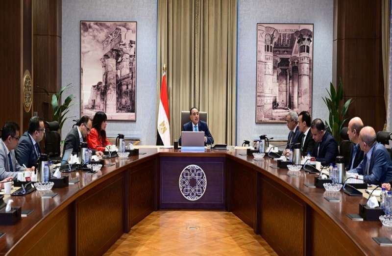 الدكتور مصطفى مدبولي رئيس مجلس الوزراء خلال الاجتماع
