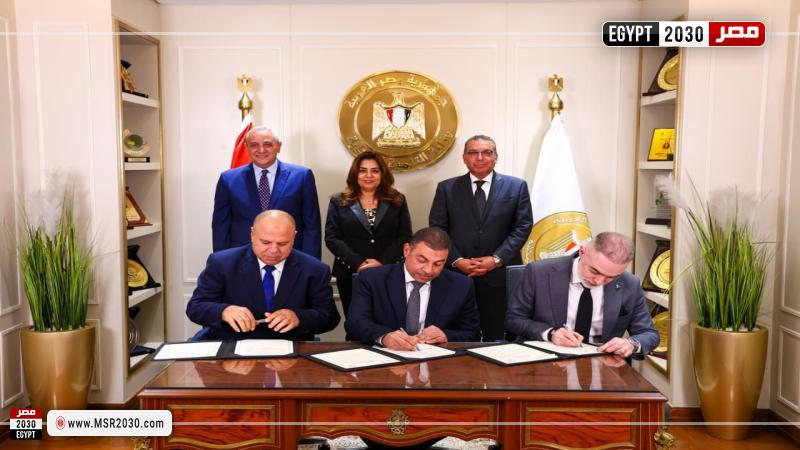 النقل توقع بروتوكول إدارة وتشغيل مرفق النقل الداخلي بالغربية بنظام حق الانتفاع