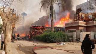 خسائر حريق لوكيشن مسلسل محمد عادل إمام الجديد