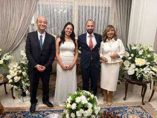 حفل قراءة الفاتحة لخطوبة نجل الإعلامي عمرو أديب حفل قراءة الفاتحة لخطوبة نجل الإعلامي عمرو أديب