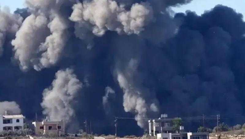 غارة إسرائيلية على علما الشعب جنوبي لبنان