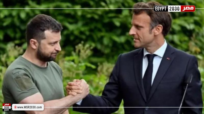 ماكرون و زيلينسكي