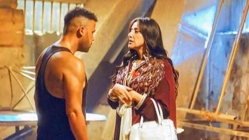 أول تعليق حنان مطاوع بعد حريق لوكيشن مسلسل الكينج