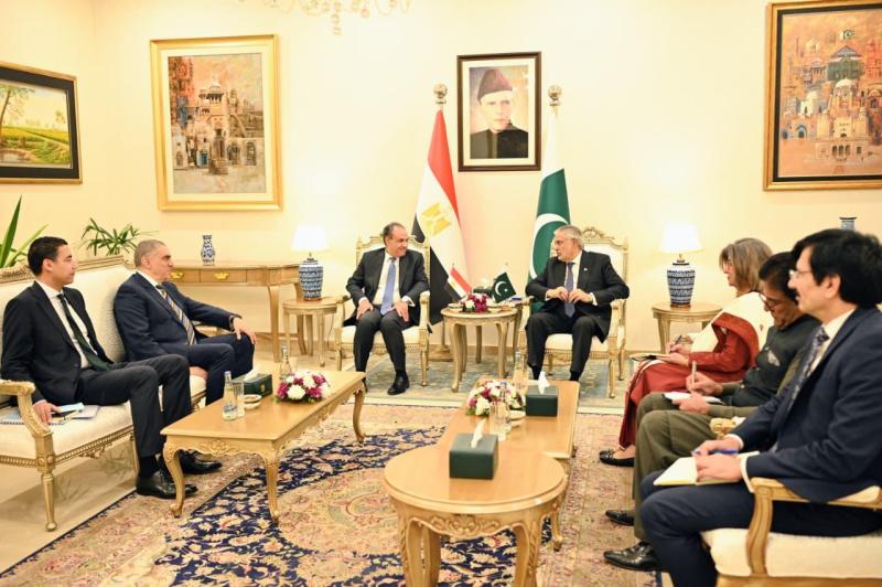 مشاورات بين وزير الخارجية ونظيره الباكستاني