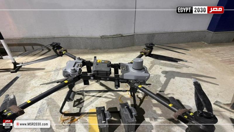 إحباط محاولة تهريب 35 كيلو مخدرات بطائرة درون